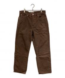 stussy（ステューシー）の古着「CLASSIC PANT WASHED CANVAS」｜ブラウン