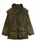 Barbour（バブアー）の古着「フーデッドオイルドジャケット」｜グリーン