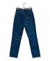 YANUK (ヤヌーク) Pintuck Straight デニムパンツ ブルー サイズ:SIZE 25：8000円