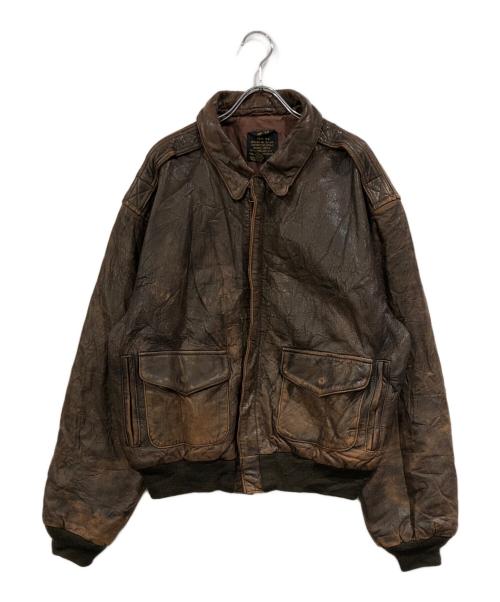 AVIREX（アヴィレックス）AVIREX (アヴィレックス) A-2フライトジャケット ブラウン サイズ:SIZE Mの古着・服飾アイテム