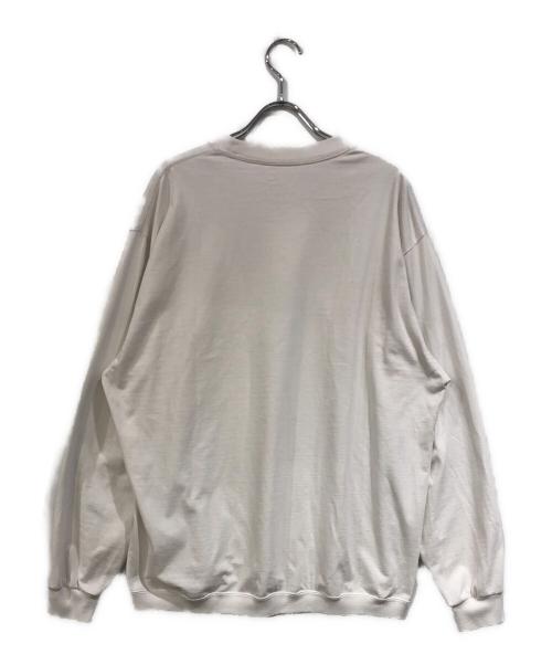 ENNOY（エンノイ）ENNOY (エンノイ) ロングスリーブヘムリブTシャツ ホワイト サイズ:SIZE Mの古着・服飾アイテム