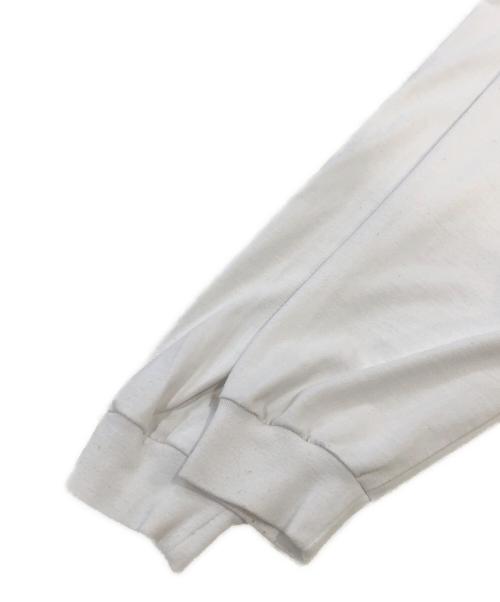 ENNOY（エンノイ）ENNOY (エンノイ) ロングスリーブヘムリブTシャツ ホワイト サイズ:SIZE Mの古着・服飾アイテム