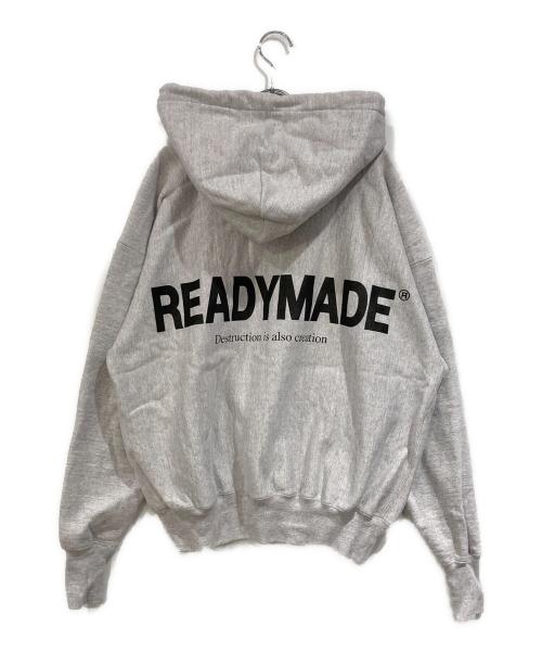READYMADE（レディメイド）READYMADE (レディメイド) HOODIE SMILE グレー サイズ:SIZE Mの古着・服飾アイテム