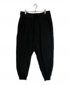 Yohji Yamamoto pour hommeヨウジヤマモト プールオム）の古着「タキシードスウェットパンツ」｜ブラック