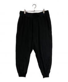 Yohji Yamamoto pour homme（ヨウジヤマモト プールオム）の古着「タキシードスウェットパンツ」｜ブラック