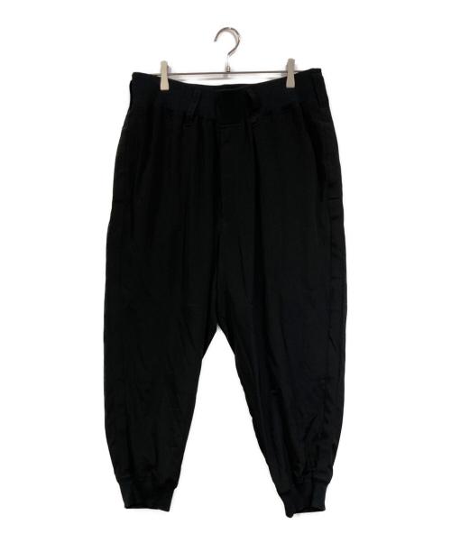 Yohji Yamamoto pour homme（ヨウジヤマモト プールオム）Yohji Yamamoto pour homme (ヨウジヤマモト プールオム) タキシードスウェットパンツ ブラック サイズ:SIZE 1の古着・服飾アイテム