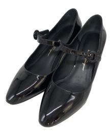 Salvatore Ferragamo（サルヴァトーレ フェラガモ）の古着「パンプス」｜ブラック