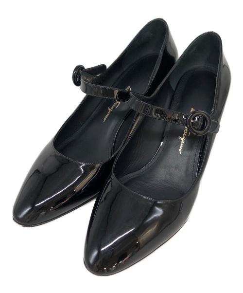 Salvatore Ferragamo（サルヴァトーレ フェラガモ）Salvatore Ferragamo (サルヴァトーレ フェラガモ) パンプス ブラック サイズ:SIZE 6 1/2の古着・服飾アイテム