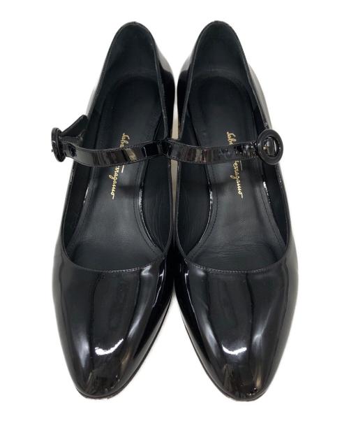 Salvatore Ferragamo（サルヴァトーレ フェラガモ）Salvatore Ferragamo (サルヴァトーレ フェラガモ) パンプス ブラック サイズ:SIZE 6 1/2の古着・服飾アイテム
