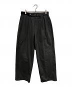 Graphpaperグラフペーパー）の古着「Compact Ponte Wide Chef Pants」｜グレー