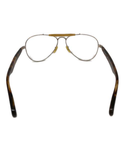 OLIVER PEOPLES（オリバーピープルズ）OLIVER PEOPLES (オリバーピープルズ) TAKAHIROMIYASHITA TheSoloIst. (タカヒロミヤシタ ザソロイスト) 眼鏡 シルバー×ブラウン サイズ:SIZE 57□14の古着・服飾アイテム