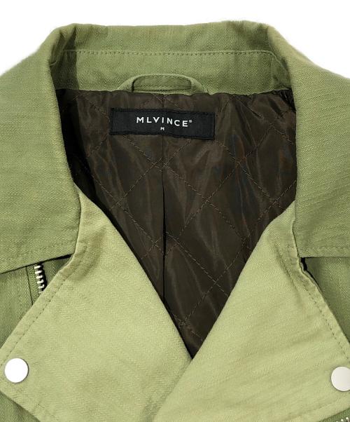 MLVINCE（メルヴィンス）MLVINCE (メルヴィンス) ミリタリーライダースジャケット グリーン サイズ:SIZE Mの古着・服飾アイテム