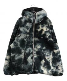 HUF（ハフ）の古着「フーデッドボアジャケット」｜グレー×ブルー