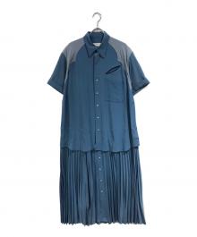 TOGA PULLA（トーガ プルラ）の古着「デザインワンピース」｜ブルー