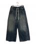 MM6 Maison Margiela（エムエムシックスメゾンマルジェラ）の古着「Drawstring Jeans」｜ブルー
