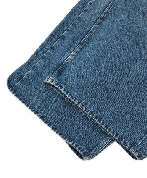 MM6 Maison Margiela（エムエムシックスメゾンマルジェラ）MM6 Maison Margiela (エムエムシックスメゾンマルジェラ) ハイウエスト ワイドデニムパンツ ブルー サイズ:SIZE 38の古着・服飾アイテム