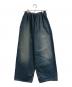 MM6 Maison Margiela（エムエムシックスメゾンマルジェラ）の古着「ハイウエスト ワイドデニムパンツ」｜ブルー