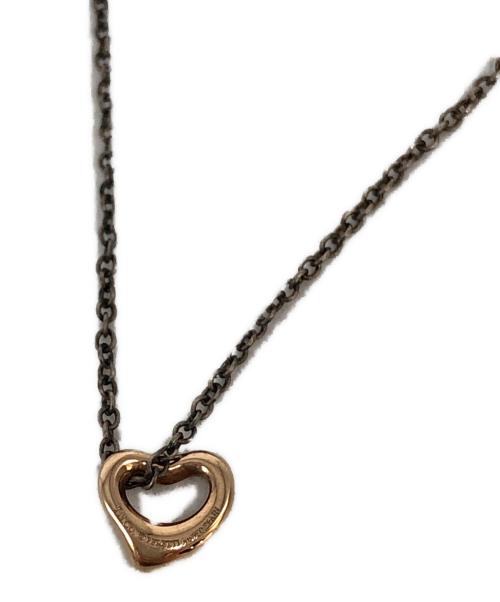 TIFFANY & Co.（ティファニー）Tiffany & Co. (ティファニー) ダブルオープンハートネックレス シルバー×ゴールドの古着・服飾アイテム
