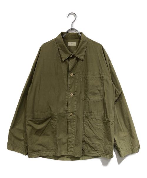 HERILL（ヘリル）HERILL (ヘリル) Ripstop P41 Coverall Jacket グリーン サイズ:SIZE 1の古着・服飾アイテム
