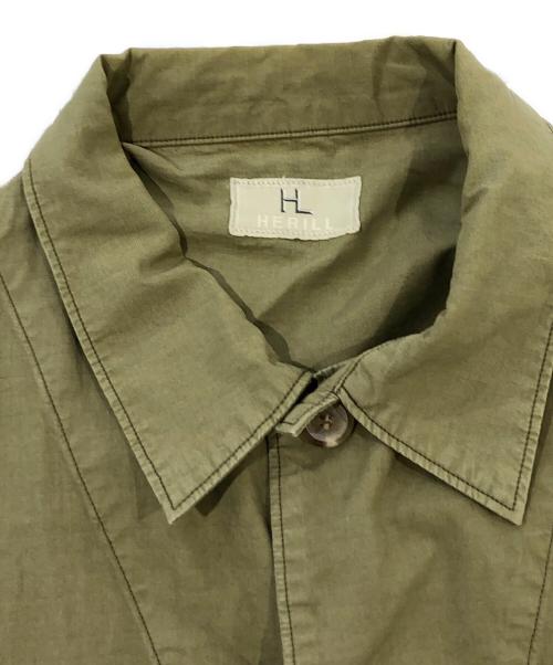 HERILL（ヘリル）HERILL (ヘリル) Ripstop P41 Coverall Jacket グリーン サイズ:SIZE 1の古着・服飾アイテム