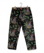 SUPREMEシュプリーム）の古着「All Dogs Go To Heaven Loose Fit Jean」｜ブラック×グリーン