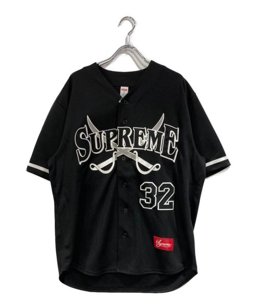 SUPREME（シュプリーム）Supreme (シュプリーム) Swords Baseball Jersey ブラック サイズ:SIZE Mの古着・服飾アイテム