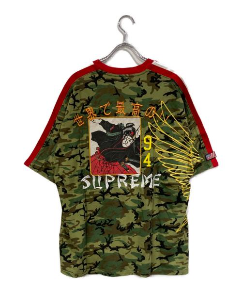 SUPREME（シュプリーム）Supreme (シュプリーム) Crane S/S Top グリーン サイズ:SIZE Mの古着・服飾アイテム