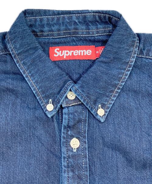 SUPREME（シュプリーム）Supreme (シュプリーム) Small Box Denim Shirt インディゴ サイズ:SIZE Mの古着・服飾アイテム