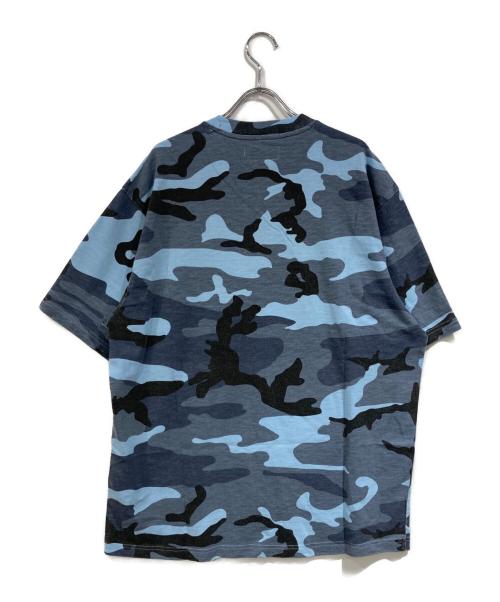 SUPREME（シュプリーム）Supreme (シュプリーム) Collegiate Applique S/S Top ネイビー×ブルー サイズ:SIZE Lの古着・服飾アイテム