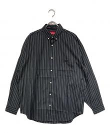 SUPREME（シュプリーム）の古着「Pinstripe Shirt」｜ブラック×ホワイト