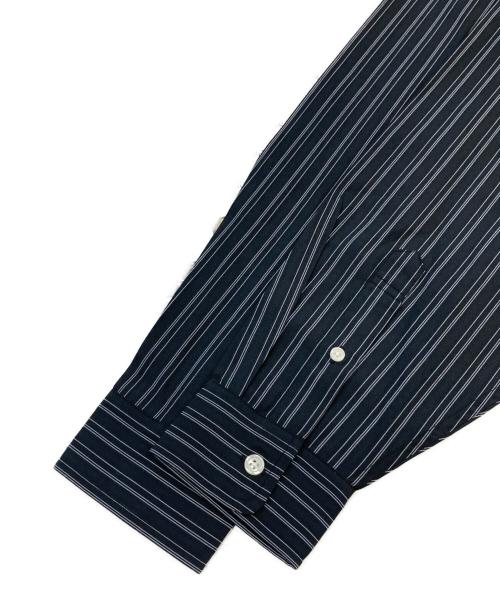 SUPREME（シュプリーム）Supreme (シュプリーム) Pinstripe Shirt ブラック×ホワイト サイズ:SIZE Lの古着・服飾アイテム