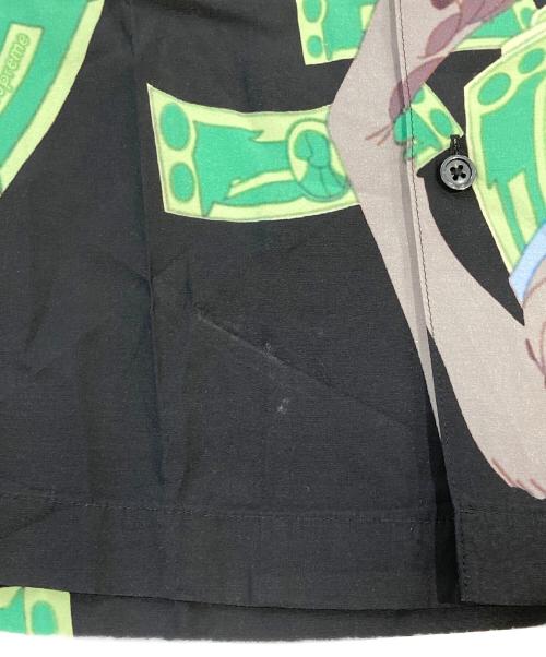 SUPREME（シュプリーム）Supreme (シュプリーム) All Dogs Go To Heaven S S Shirt ブラック×グリーン サイズ:SIZE Mの古着・服飾アイテム