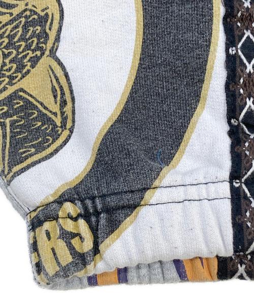 SUPREME（シュプリーム）Supreme (シュプリーム) NUMBER (N)INE (ナンバーナイン) Patchwork Sweatpant ブラック×ブルー サイズ:SIZE Mの古着・服飾アイテム