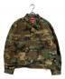 Supreme（シュプリーム）の古着「Jacquard Logos Denim Trucker Jacket」｜グリーン×ブラウン