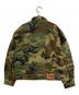 Supreme (シュプリーム) Jacquard Logos Denim Trucker Jacket グリーン×ブラウン サイズ:SIZE L：25000円