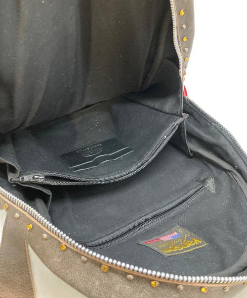 SUPREME（シュプリーム）Supreme (シュプリーム) b.b.simon (ビービーサイモン) Vanson Leathers Backpack ブラウンの古着・服飾アイテム