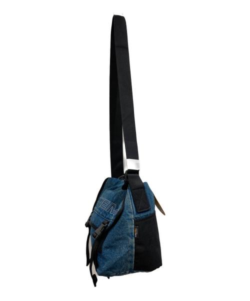 SUPREME（シュプリーム）Supreme (シュプリーム) Denim Messenger Bag ブルーの古着・服飾アイテム