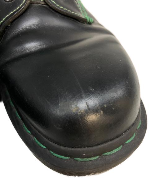 Dr.Martens（ドクターマーチン）Dr.Martens (ドクターマーチン) 8ホールブーツ ブラック×グリーン サイズ:不明の古着・服飾アイテム