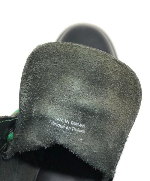 Dr.Martens（ドクターマーチン）Dr.Martens (ドクターマーチン) 8ホールブーツ ブラック×グリーン サイズ:不明の古着・服飾アイテム