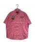 VANSON（バンソン）の古着「Leathers S/S Work Shirt」｜ピンク