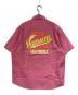 VANSON (バンソン) Supreme (シュプリーム) Leathers S/S Work Shirt ピンク サイズ:SIZE L：17000円