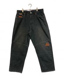 SUPREME×FOX RACING（シュプリーム×フォックスレーシング）の古着「Cordura Baggy Jean "Black"」｜ブラック