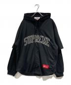 SUPREME×GENUINE MERCHANDISEシュプリーム×ジェニュイン マーチャンダイズ）の古着「Chicago White Sox Hooded Baseball Jersey」｜ブラック