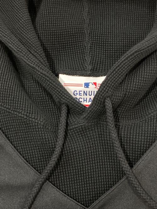 SUPREME（シュプリーム）Supreme (シュプリーム) GENUINE MERCHANDISE (ジェニュイン マーチャンダイズ) Chicago White Sox Hooded Baseball Jersey ブラック サイズ:SIZE Mの古着・服飾アイテム