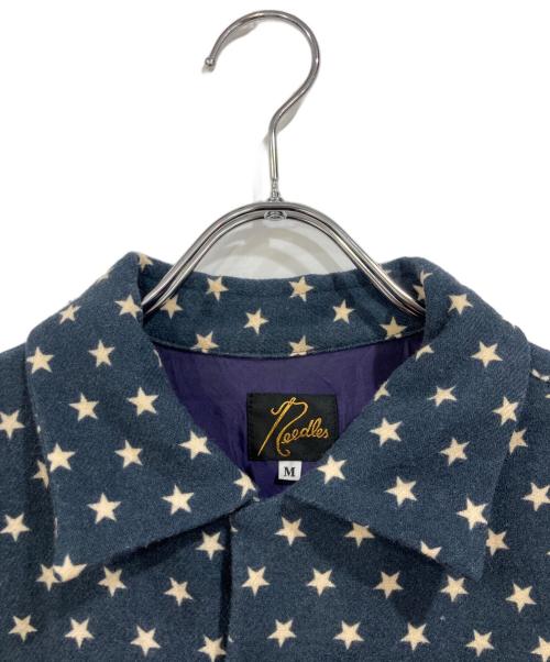 Needles（ニードルズ）Needles (ニードルズ) オープンカラーシャツ ネイビー×ホワイト サイズ:SIZE Mの古着・服飾アイテム