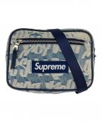 SUPREMEシュプリーム）の古着「Fat Tip Jacquard Denim Waist Bag」｜ブルー