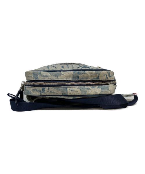 SUPREME（シュプリーム）Supreme (シュプリーム) Fat Tip Jacquard Denim Waist Bag ブルーの古着・服飾アイテム