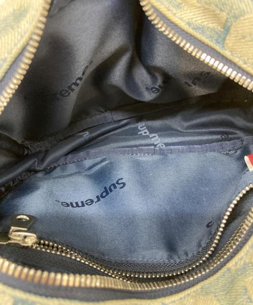 SUPREME（シュプリーム）Supreme (シュプリーム) Fat Tip Jacquard Denim Waist Bag ブルーの古着・服飾アイテム