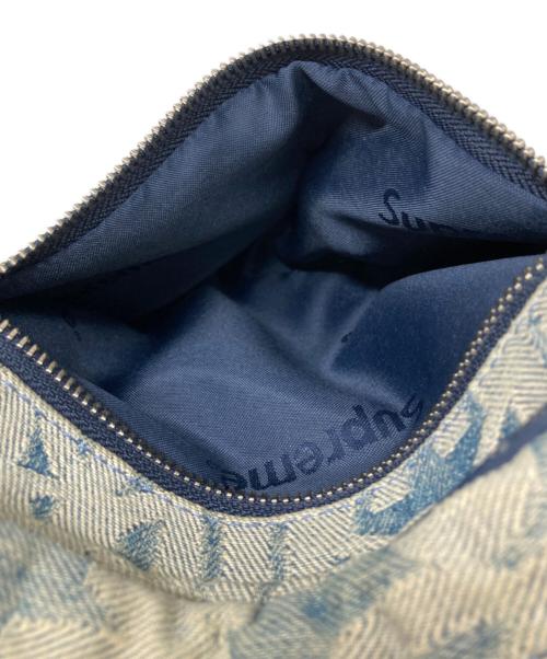 SUPREME（シュプリーム）Supreme (シュプリーム) Fat Tip Jacquard Denim Waist Bag ブルーの古着・服飾アイテム