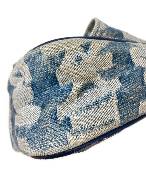 SUPREME（シュプリーム）Supreme (シュプリーム) Fat Tip Jacquard Denim Waist Bag ブルーの古着・服飾アイテム